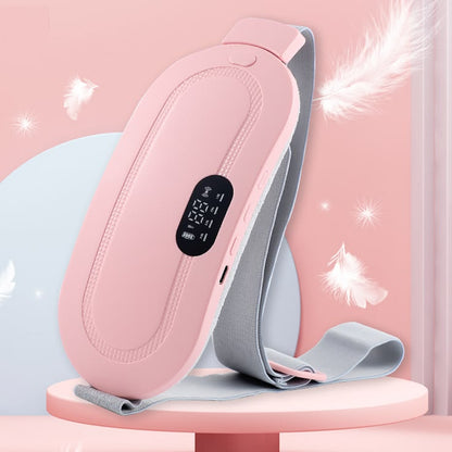 Portable Menstrual Heating Belt with Vibration Massage | Rechargeable Period Pain Relief Belt | USB-C Cordless Heating Pad for Cramps